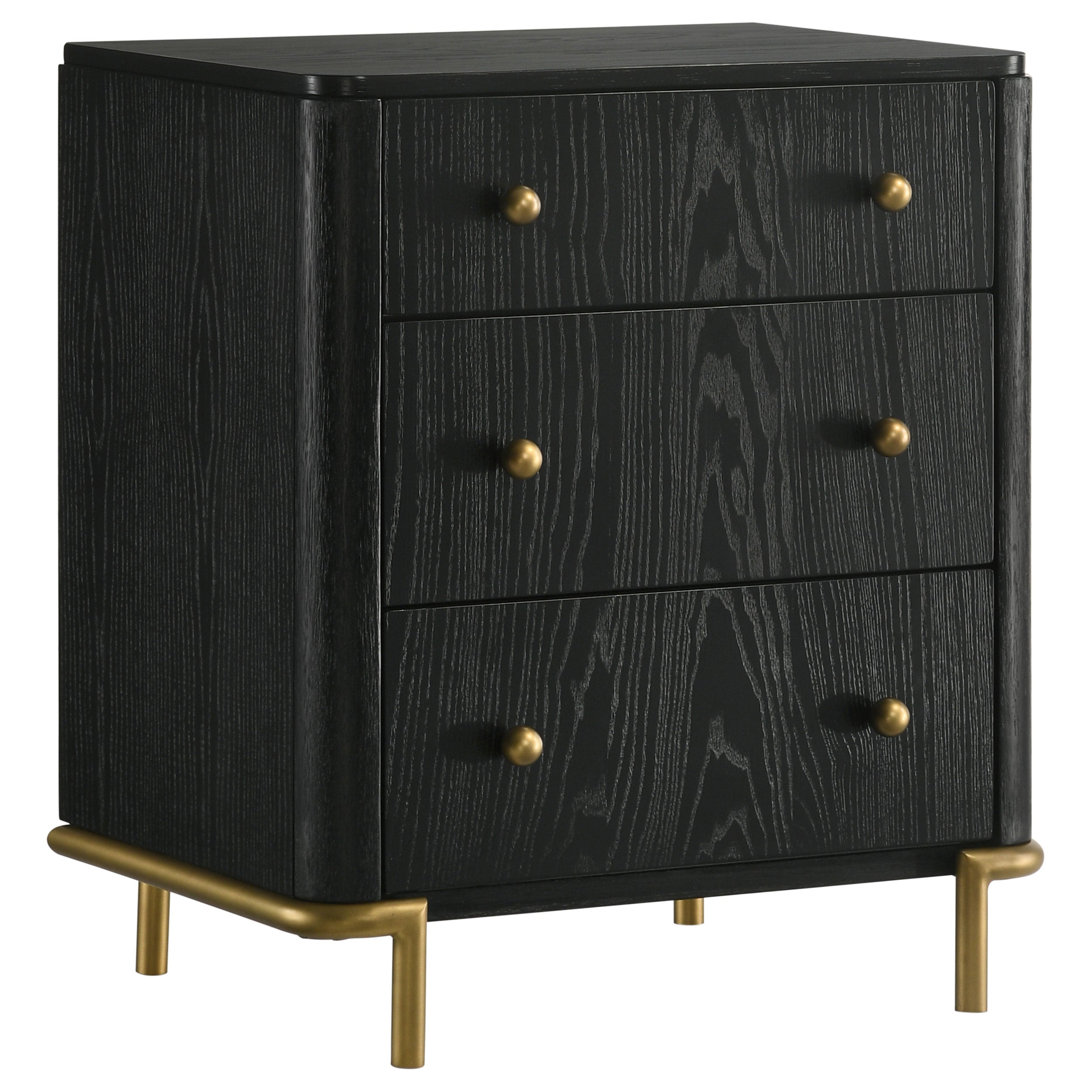 Arini  Bedroom Set Black and Natural