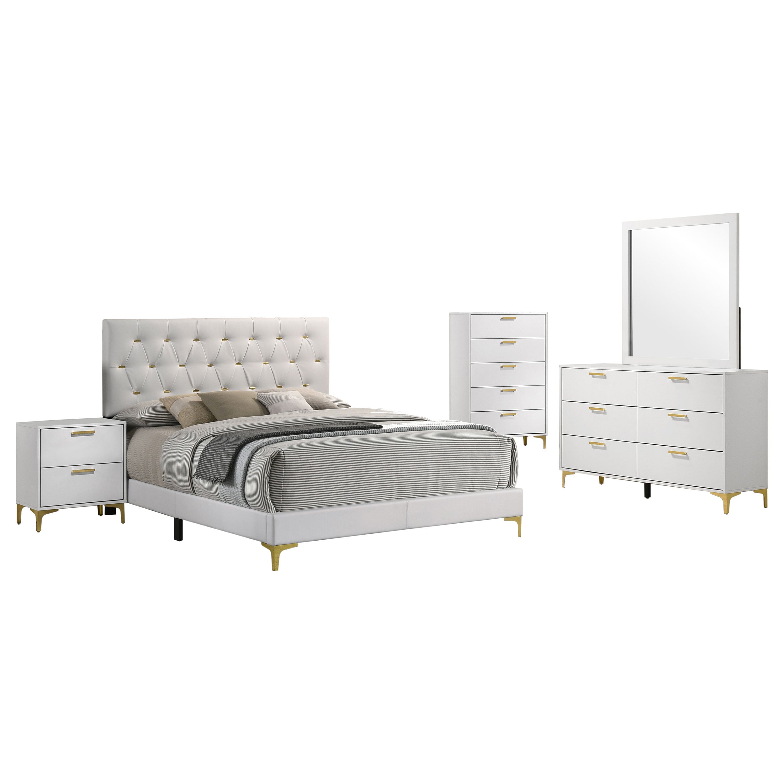 Kendall  California King Bedroom Set Black