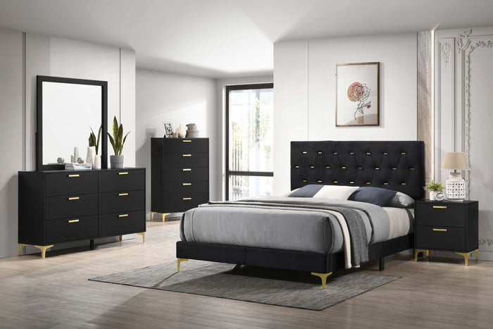 Kendall  California King Bedroom Set Black