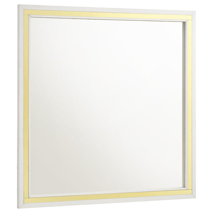 Lucia   Bedroom Set Beige and White