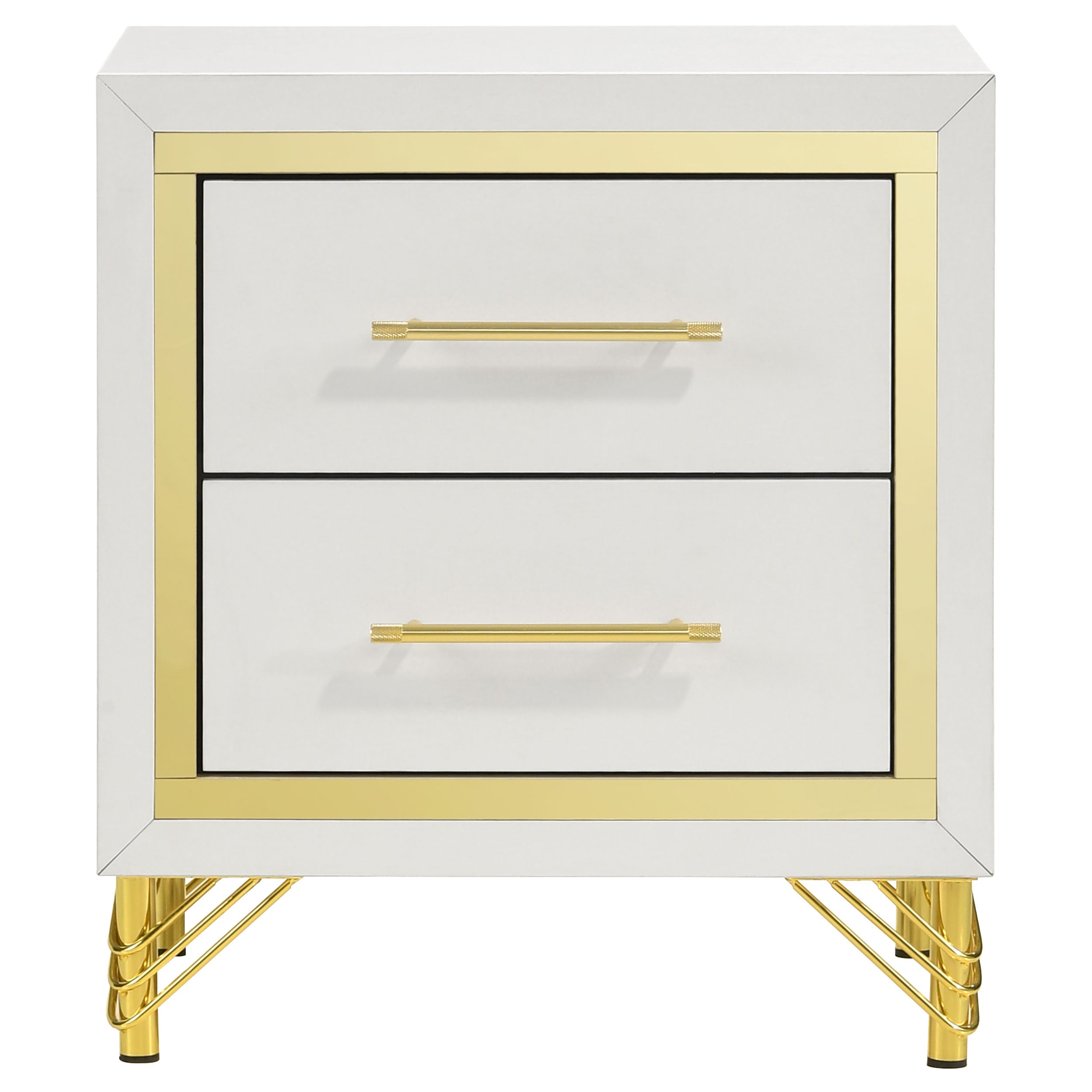 Lucia   Bedroom Set Beige and White