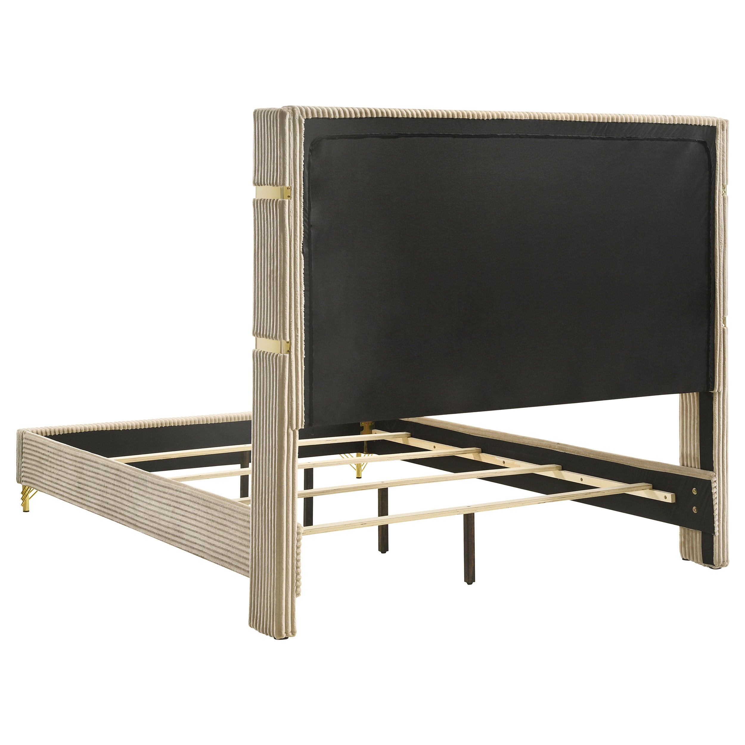 Lucia   Bedroom Set Beige and White