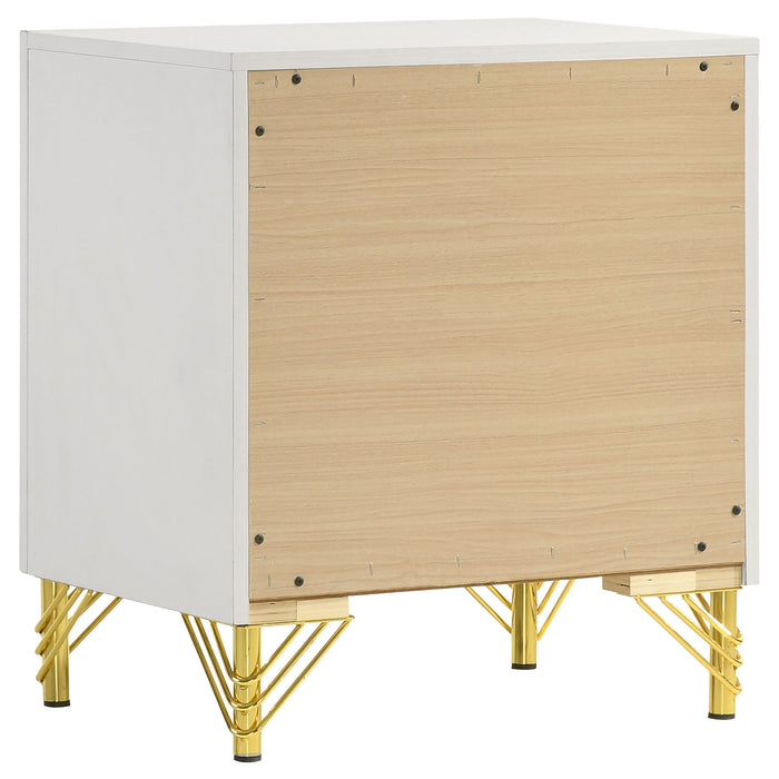 Lucia   Bedroom Set Beige and White