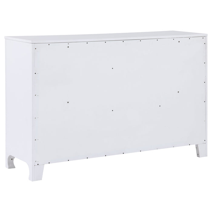 Anastasia  Bedroom Set Pearl White