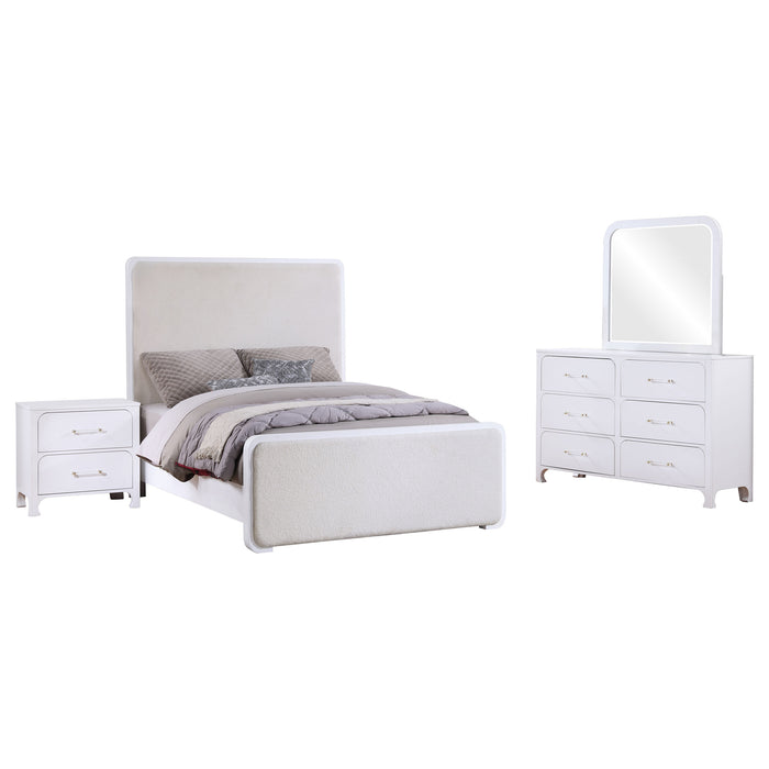 Anastasia  Bedroom Set Pearl White
