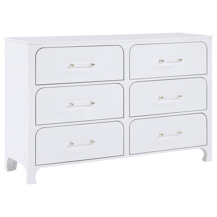 Anastasia  Bedroom Set Pearl White
