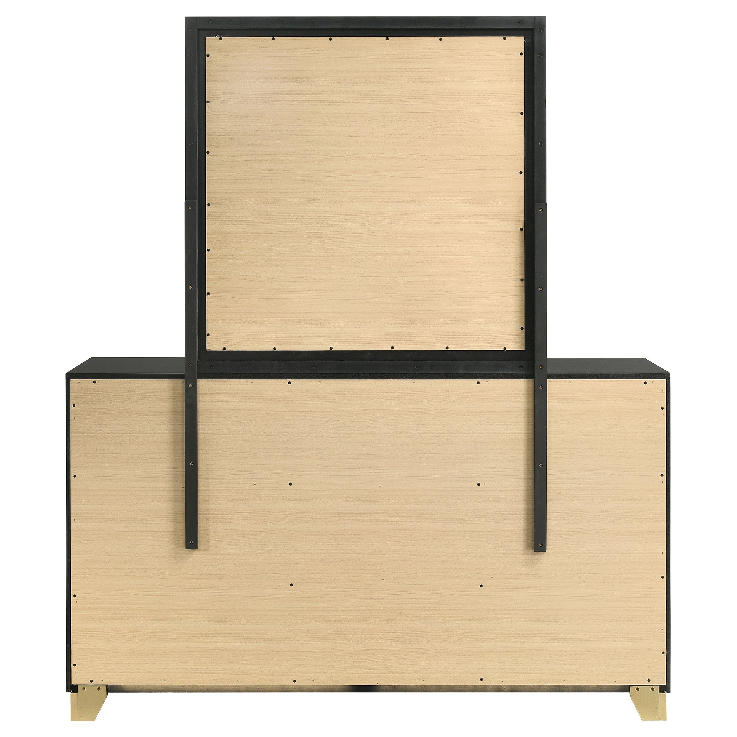 Caraway 6-drawer Dresser Black
