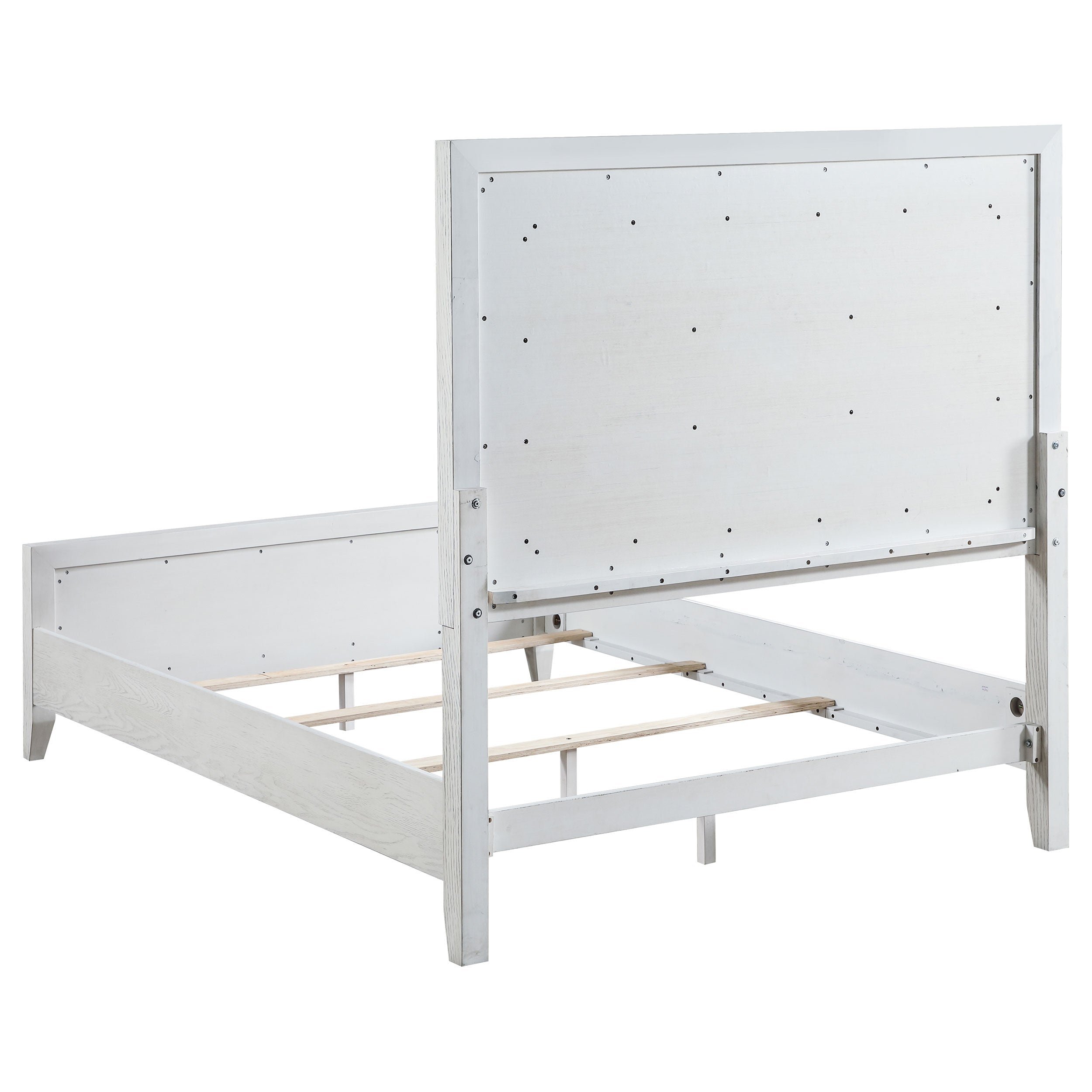 Marielle  Cal King Bedroom Set Distressed White
