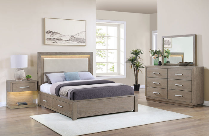 Kenora  California King Bedroom Set Barley Brown