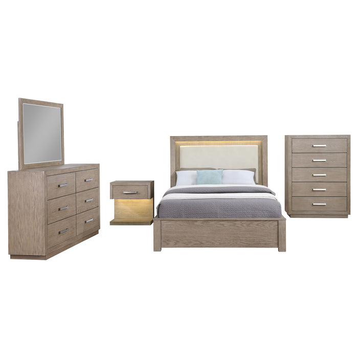 Kenora  California King Bedroom Set Barley Brown