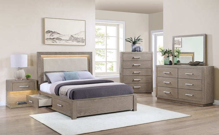 Kenora  California King Bedroom Set Barley Brown