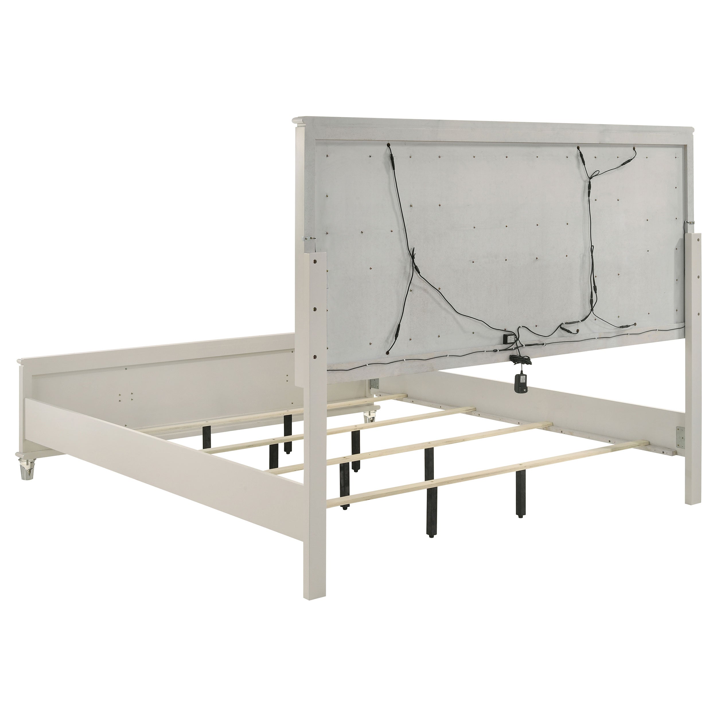 Olivia  California King Bedroom Set Pearl White