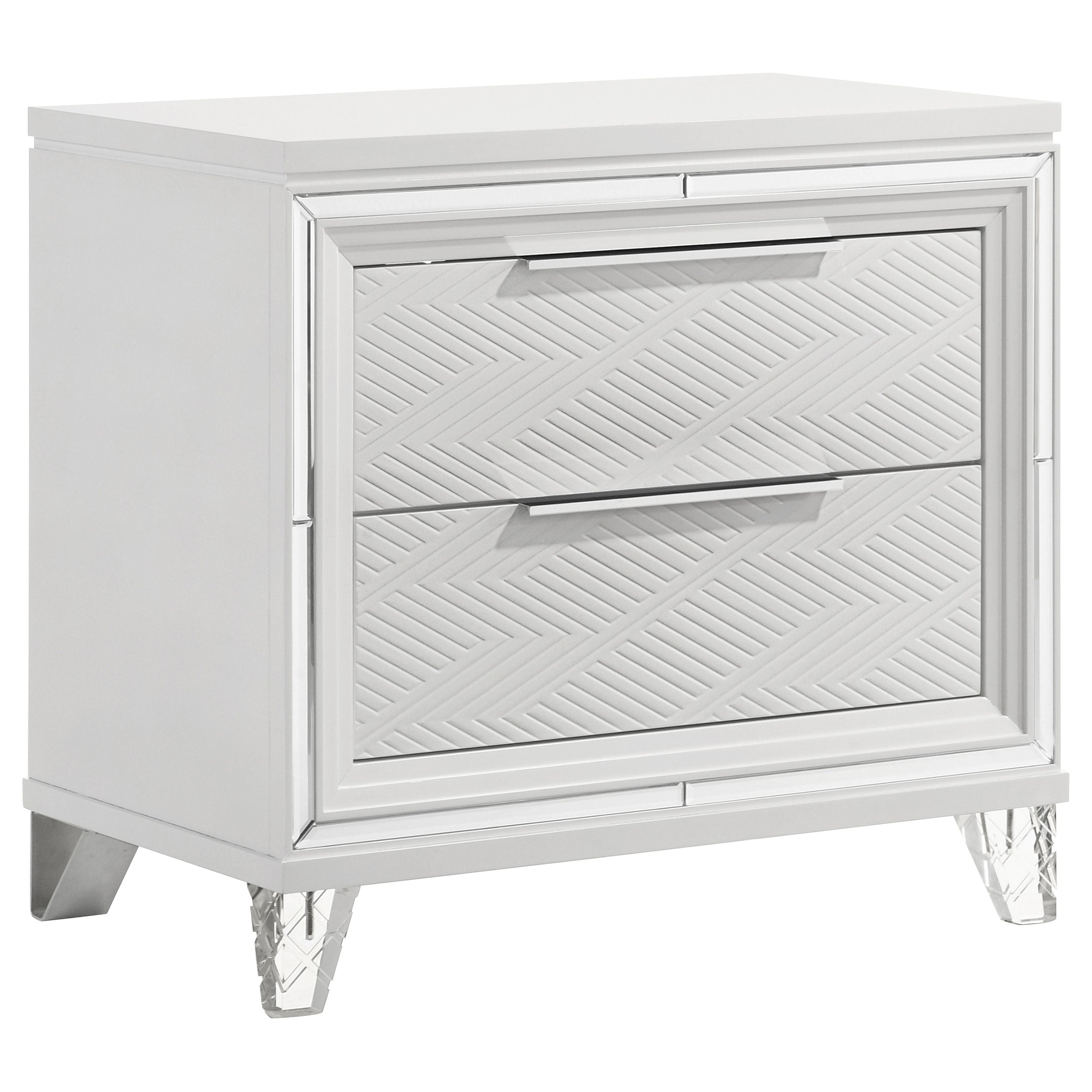 Marmore  California King Bedroom Set White