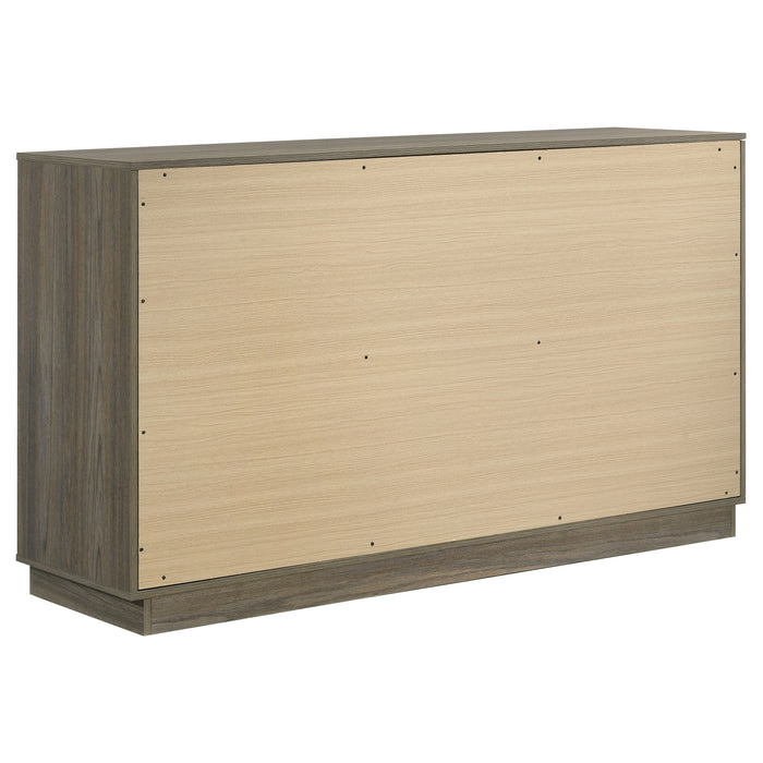 Fenwick  California King Bedroom Set Grey Oak