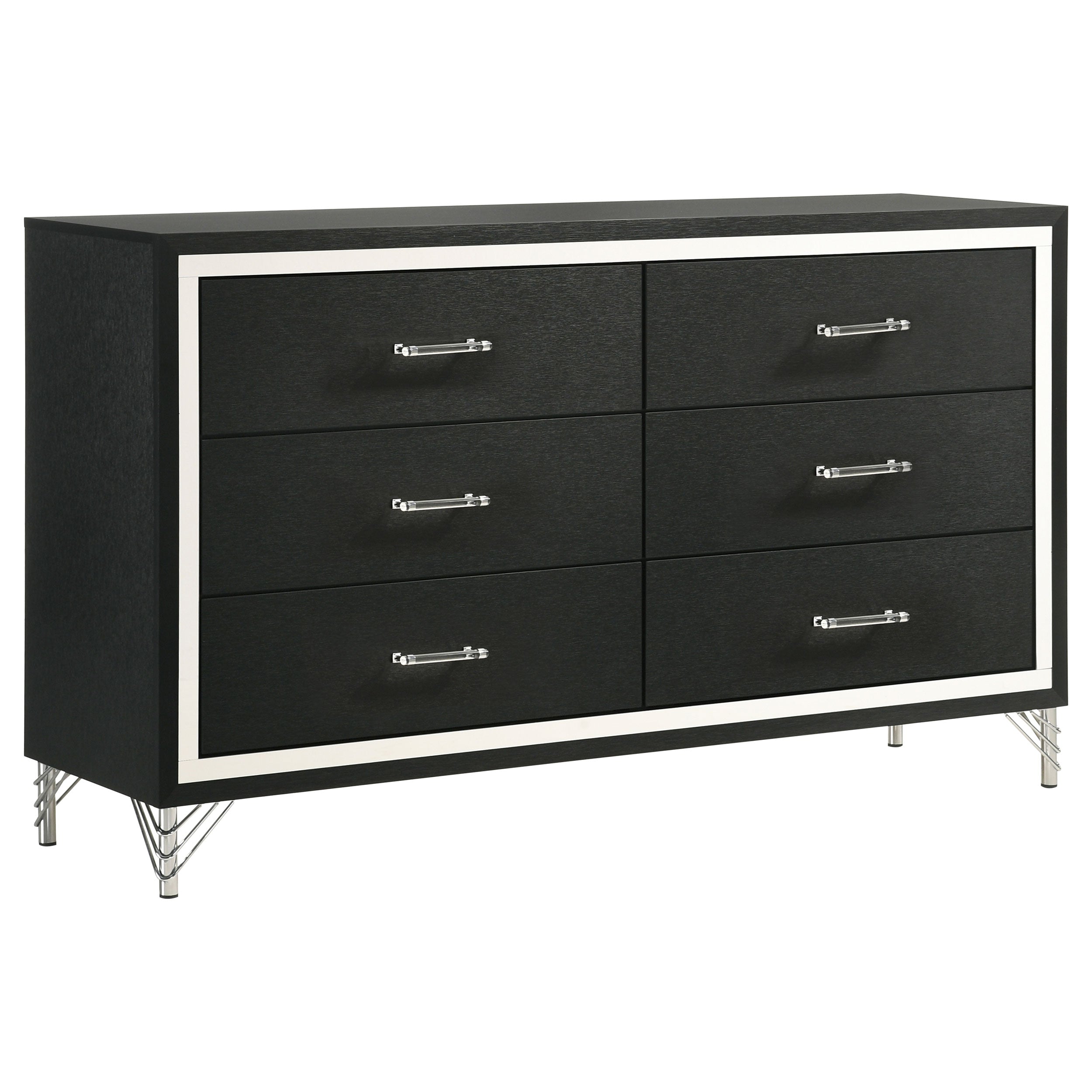 Lucia   Bedroom Set Beige and White