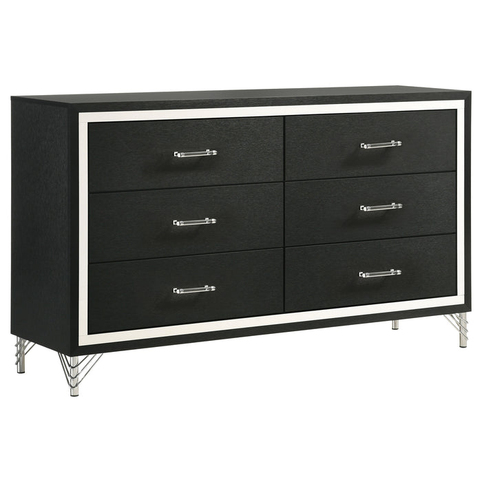 Lucia   Bedroom Set Beige and White