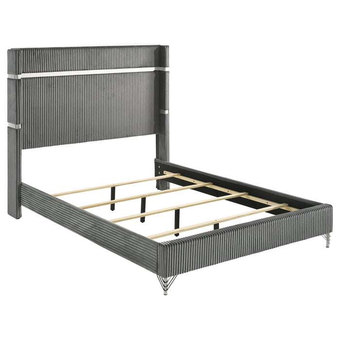 Lucia   Bedroom Set Beige and White
