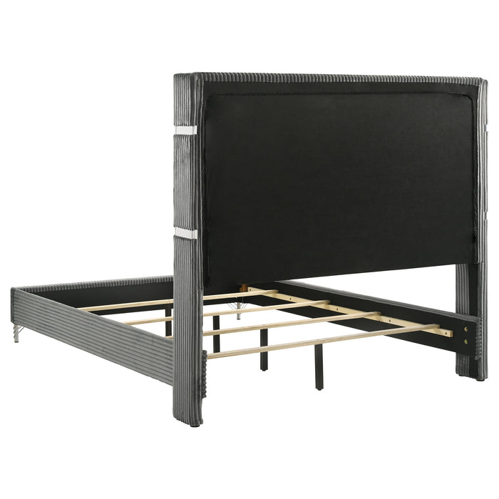 Lucia   Bedroom Set Beige and White