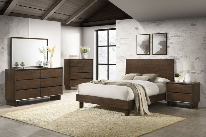 Glenwood   Bedroom Set Warm Brown