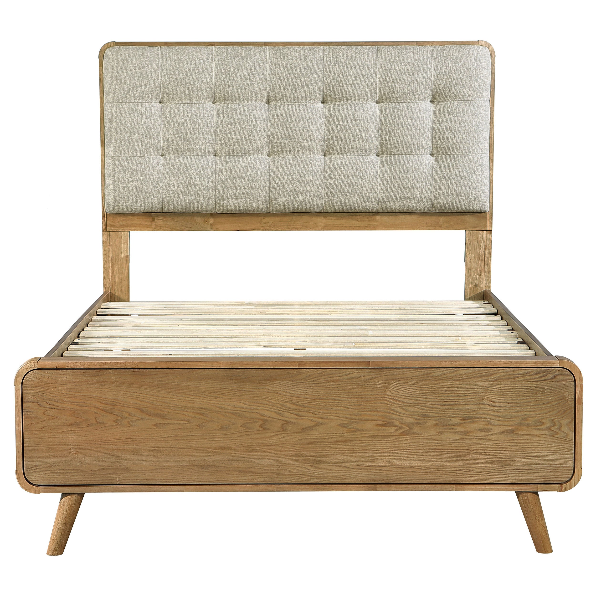 Robyn Wood California King Platform Bed Dark Walnut