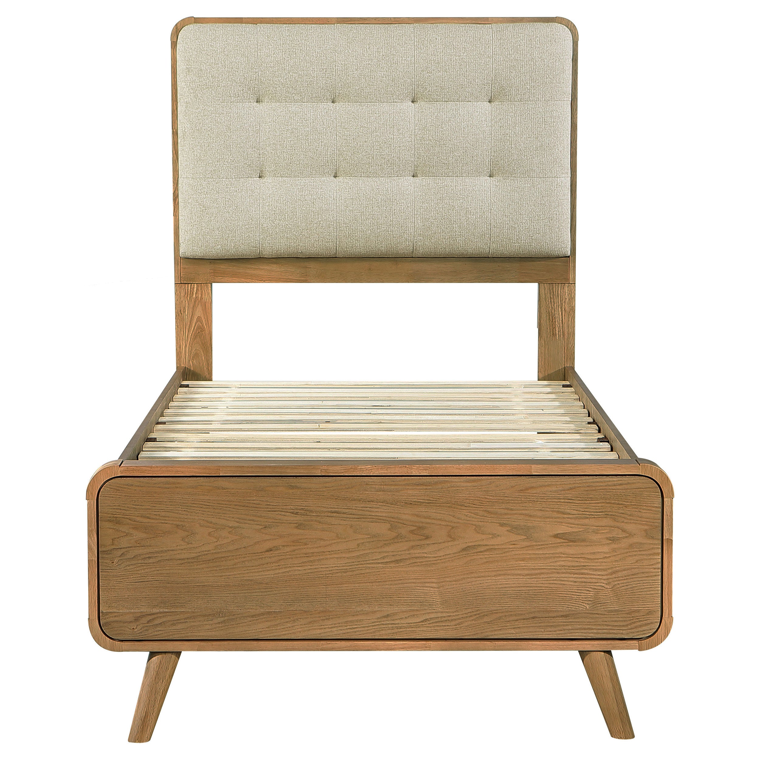 Robyn Wood California King Platform Bed Dark Walnut