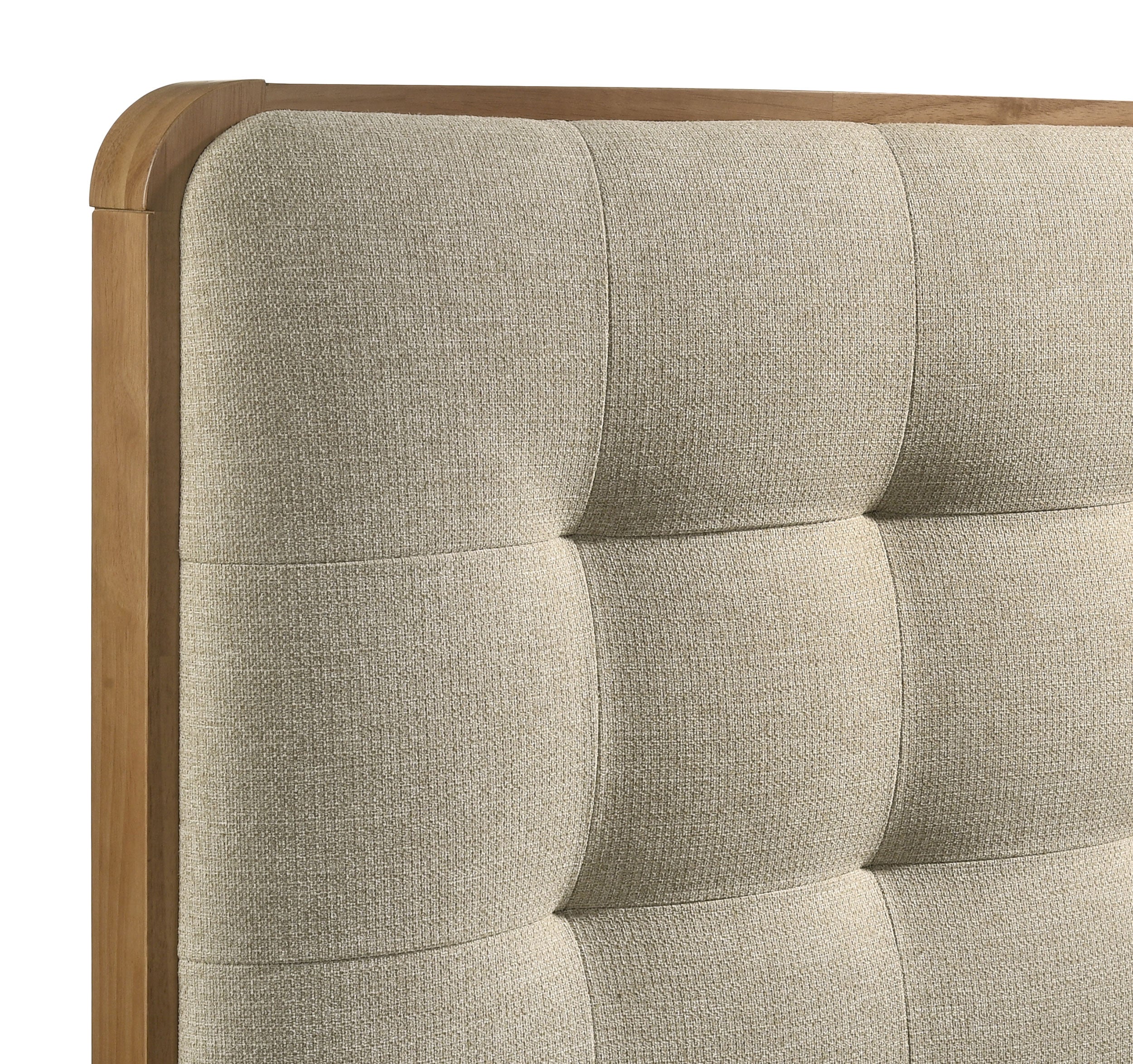 Robyn Wood California King Platform Bed Dark Walnut