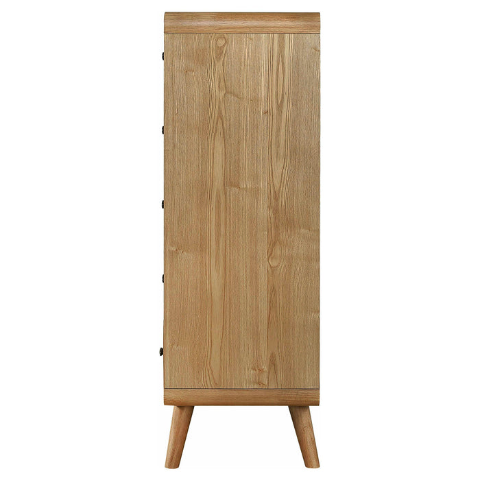 Robyn 5-drawer Bedroom Chest of Drawers Dark Walnut