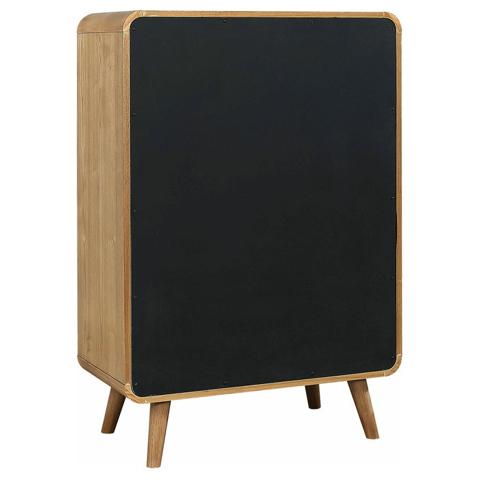 Robyn 5-drawer Bedroom Chest of Drawers Dark Walnut