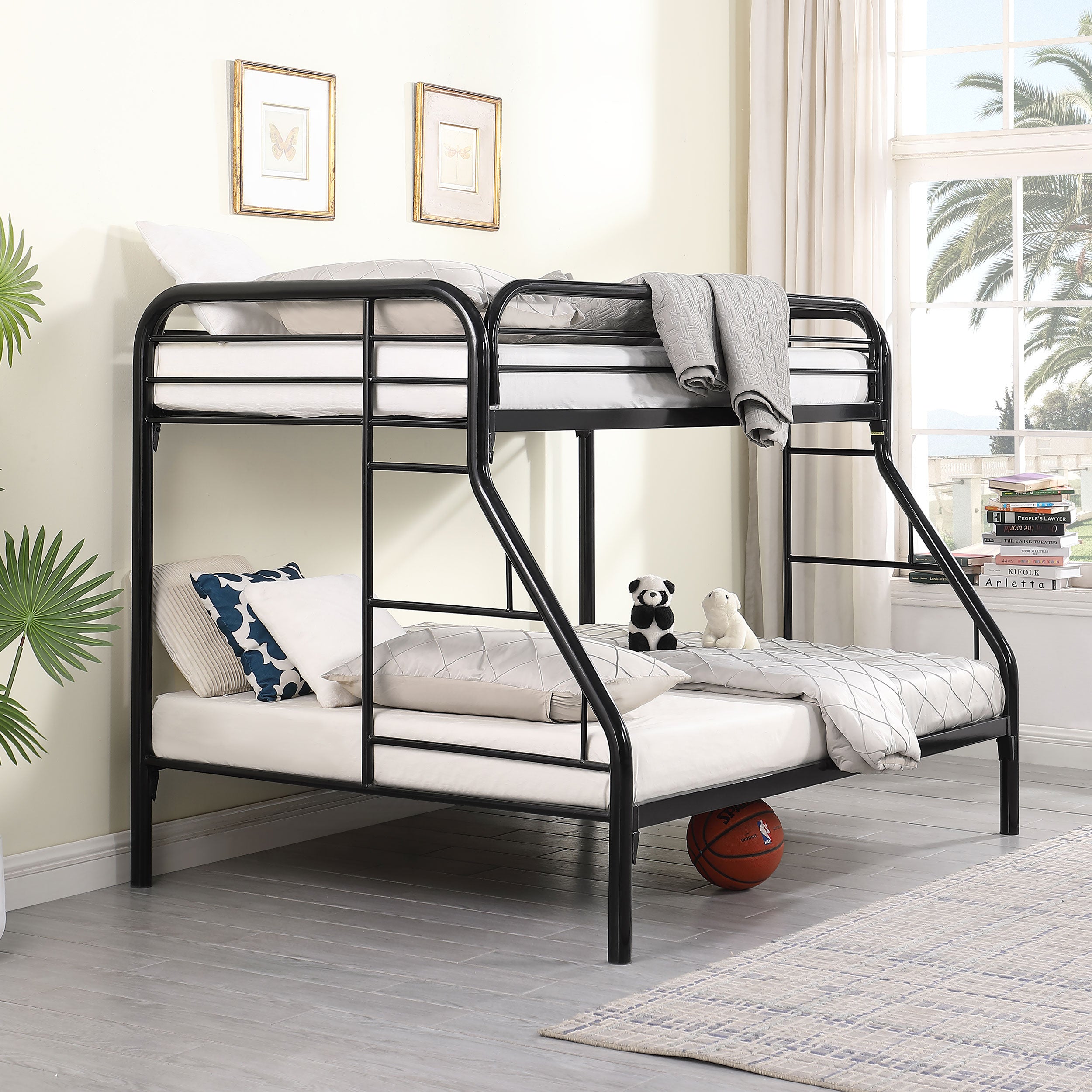 Morgan Metal  Over  Bunk Bed Black