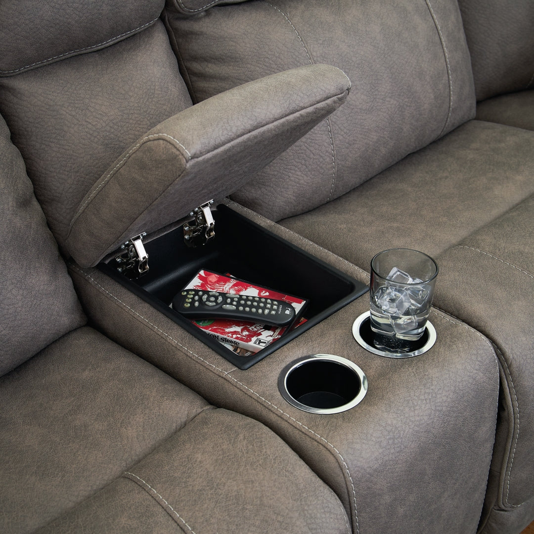 Starbot Power Reclining Sectional with Console