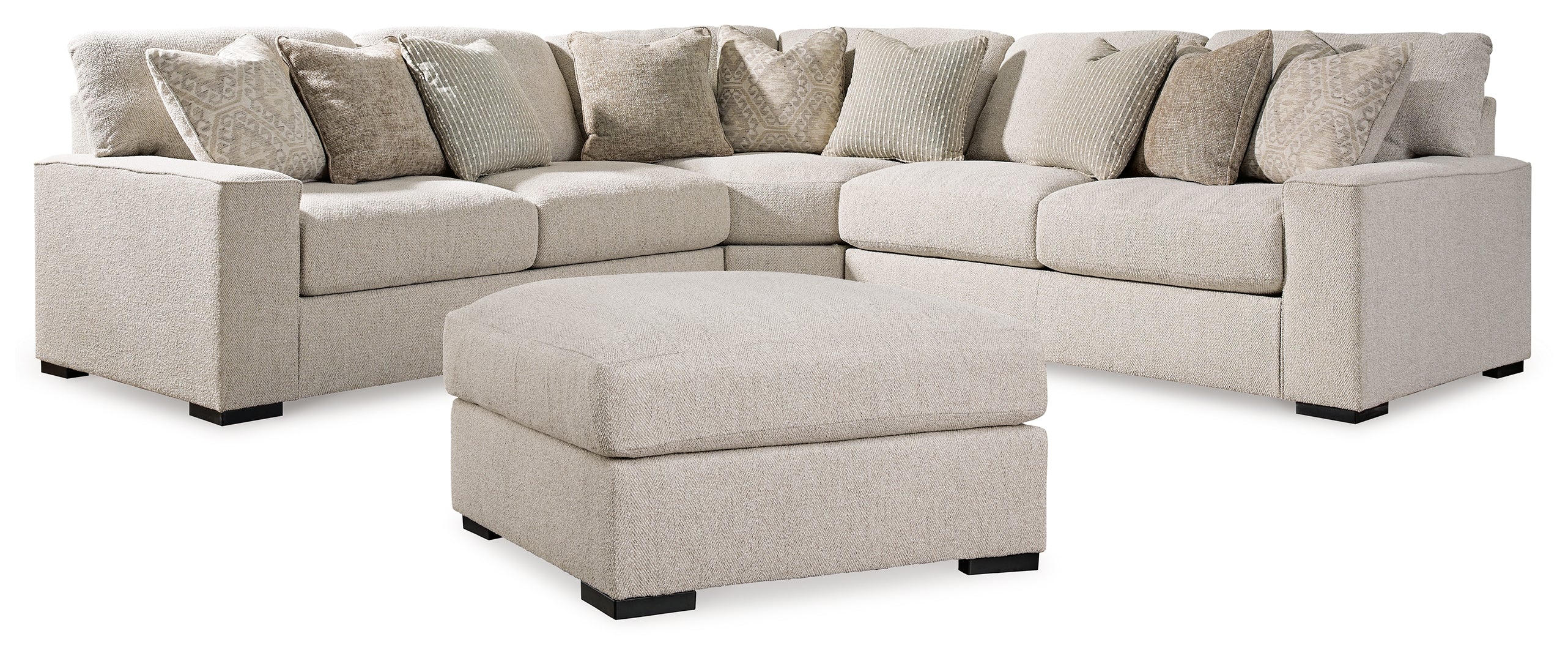 Ballyton Sectional with Ottoman