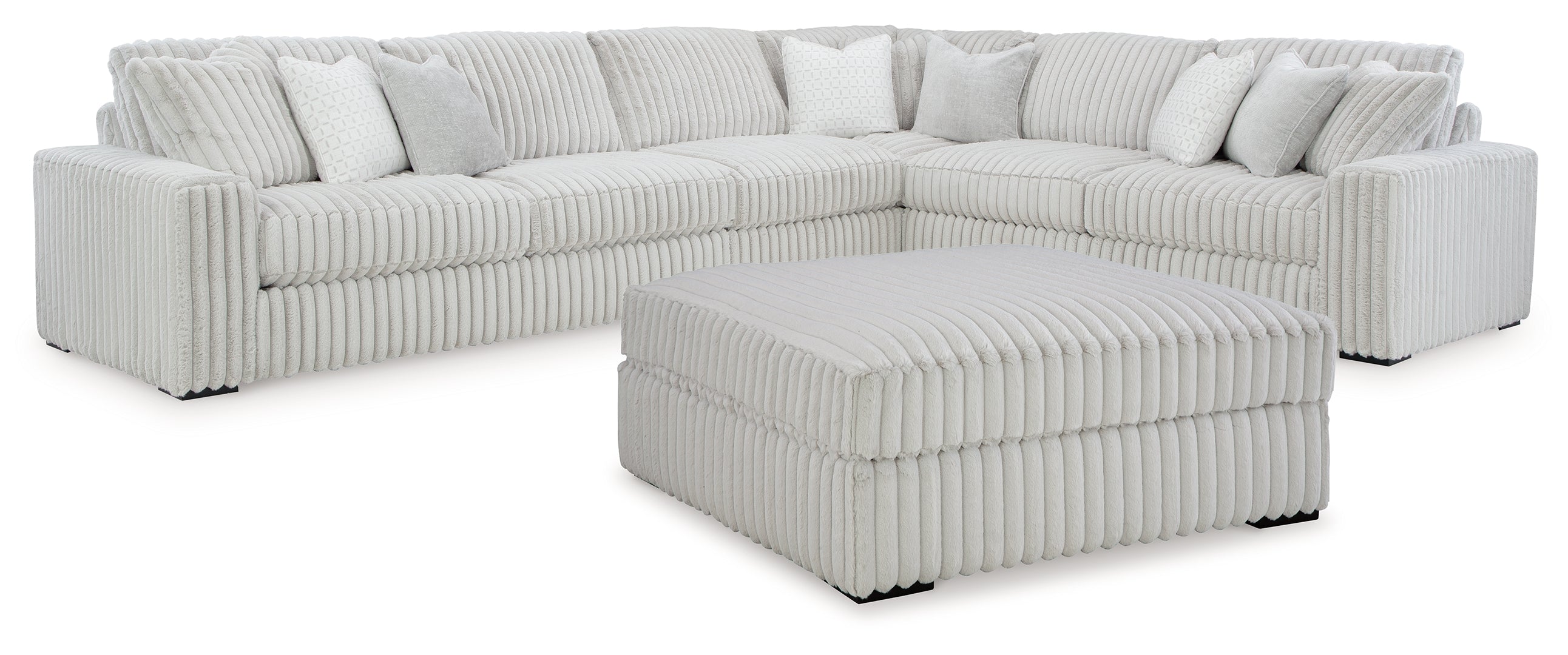 Stupendous Sectional with Ottoman (Customizable)