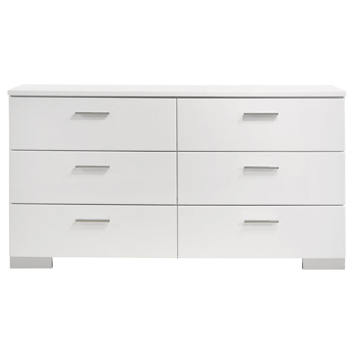 Jeremaine  California King Bedroom Set White