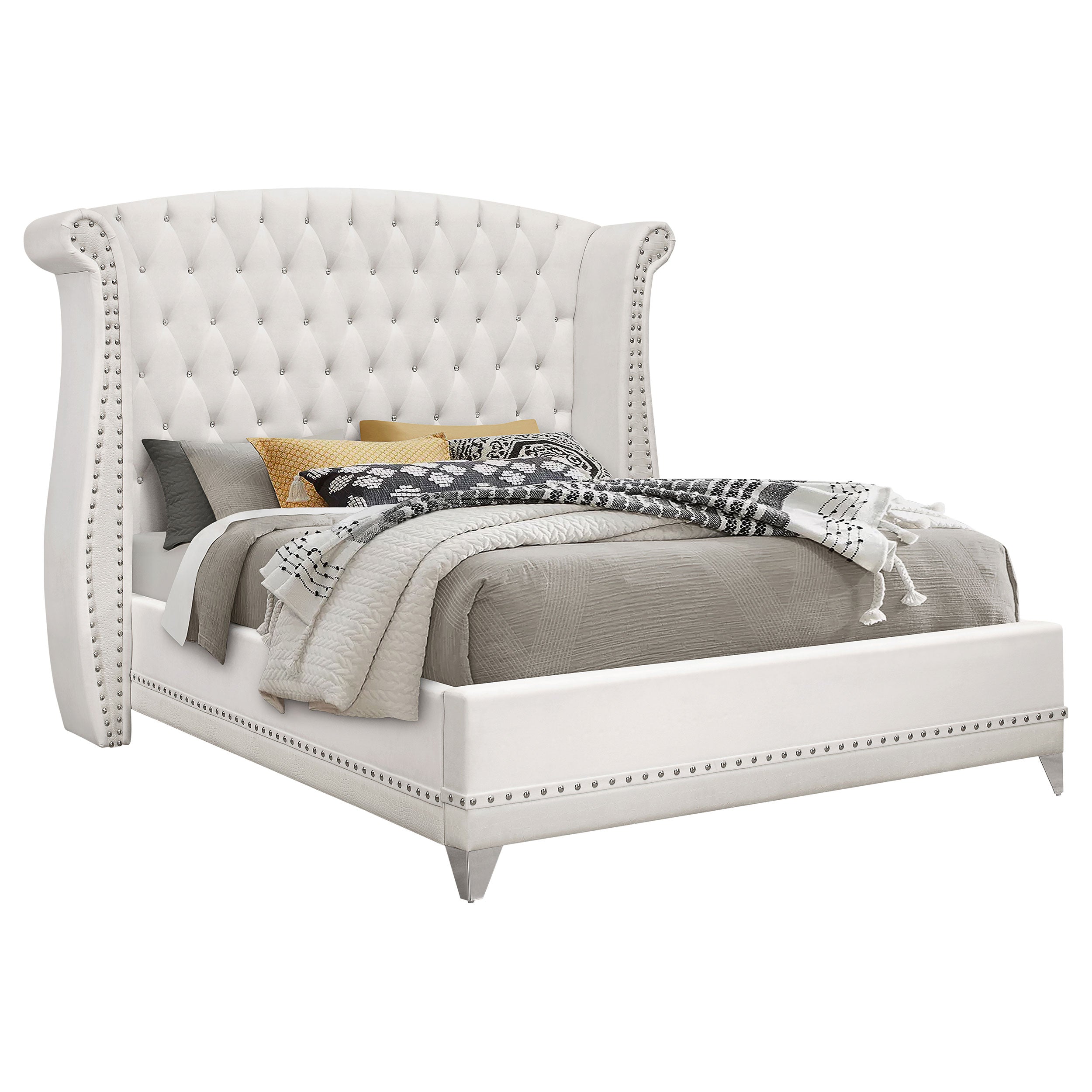 Barzini  California King Bedroom Set Black