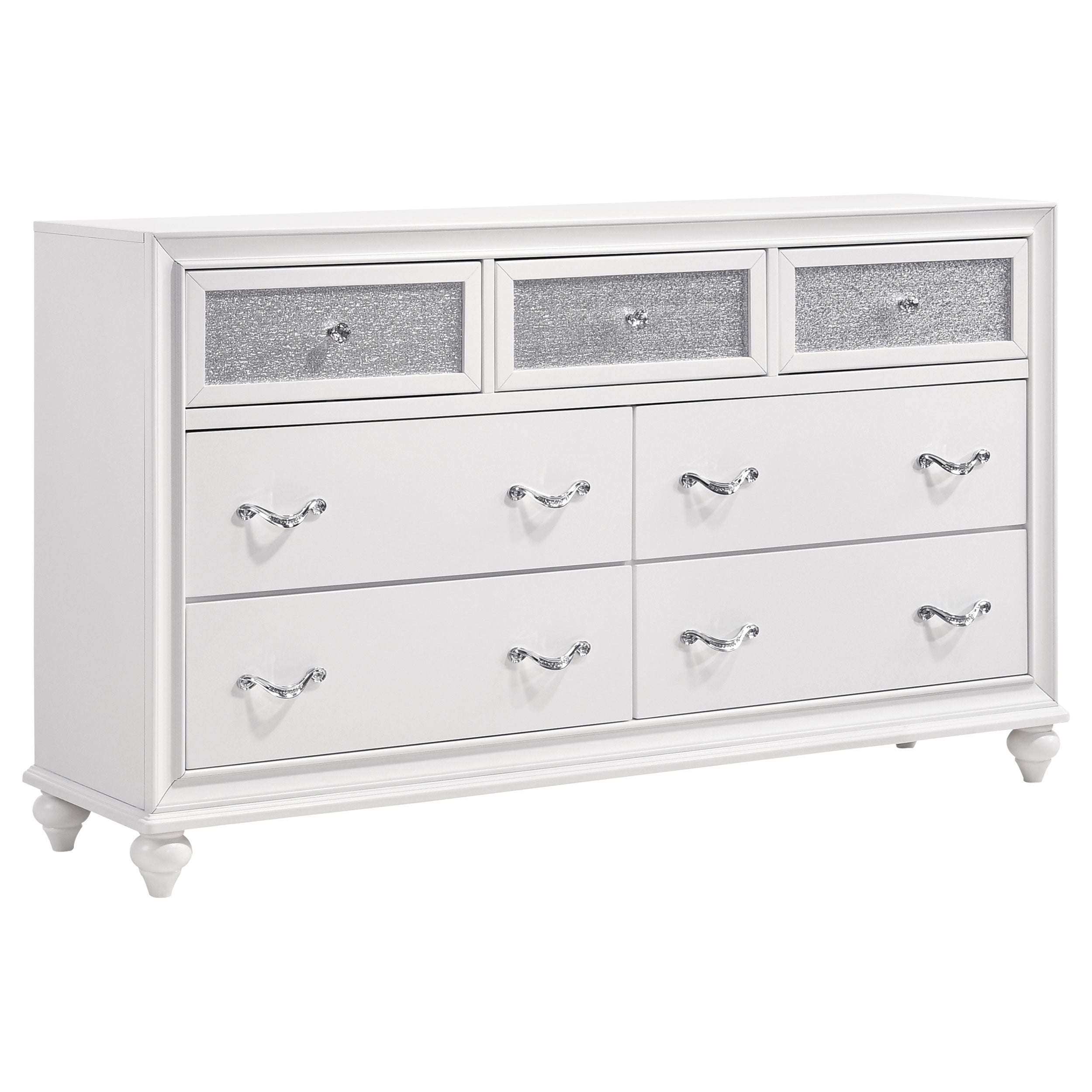 Barzini  California King Bedroom Set Black