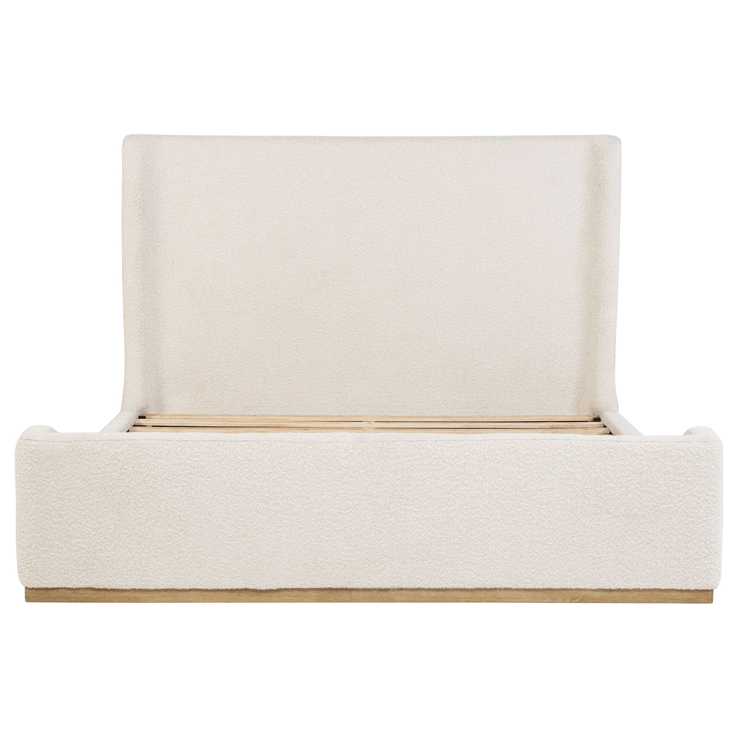 Nala Upholstered  Sleigh Bed Cream