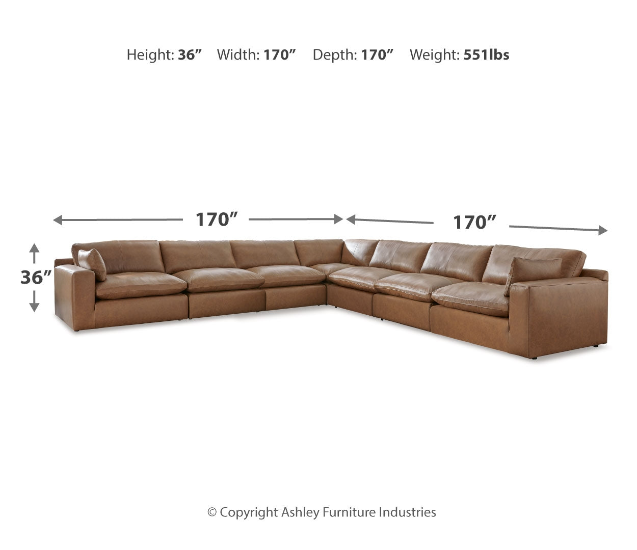 Emilia Sectional (Customizable)
