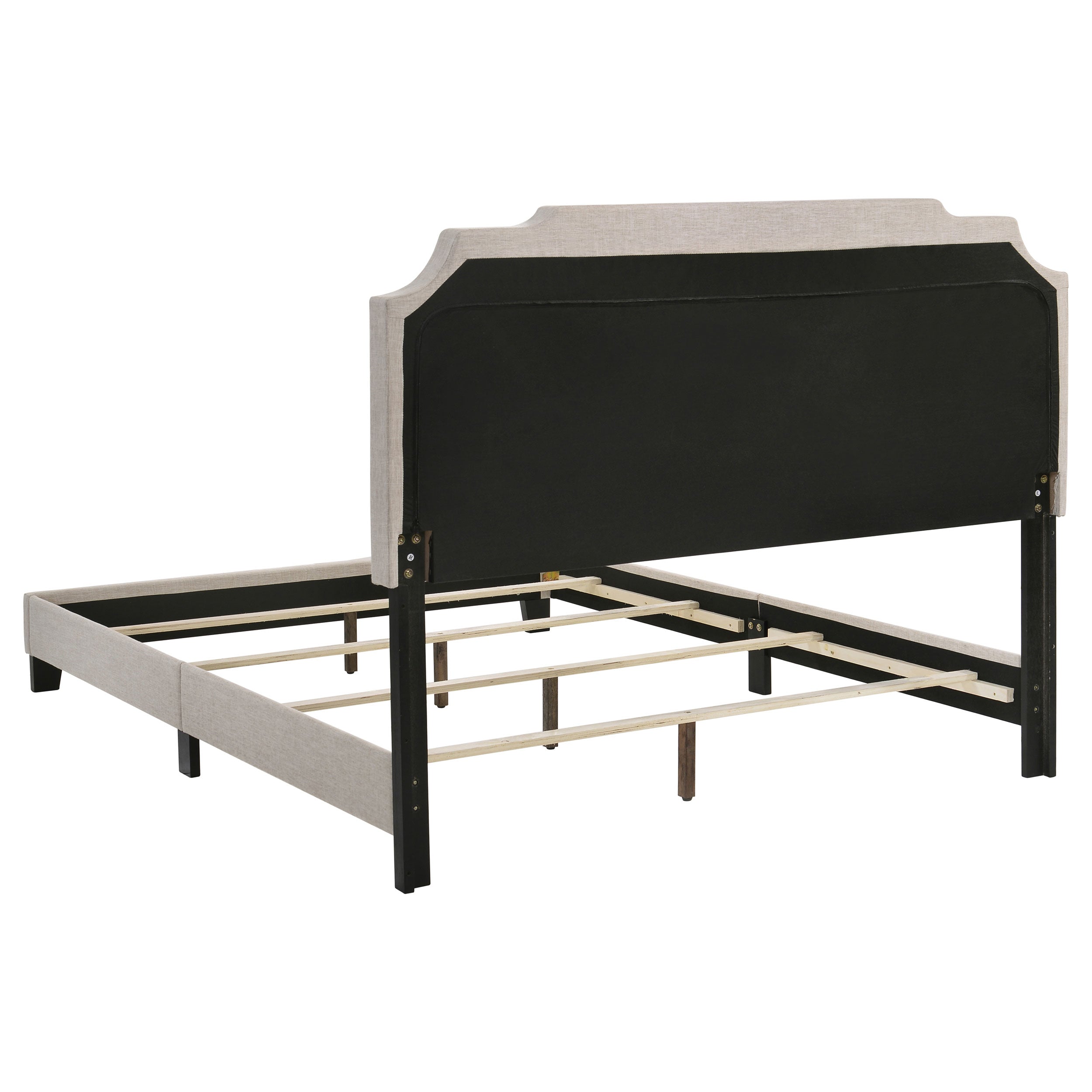 Tamarac Upholstered  Panel Bed Beige