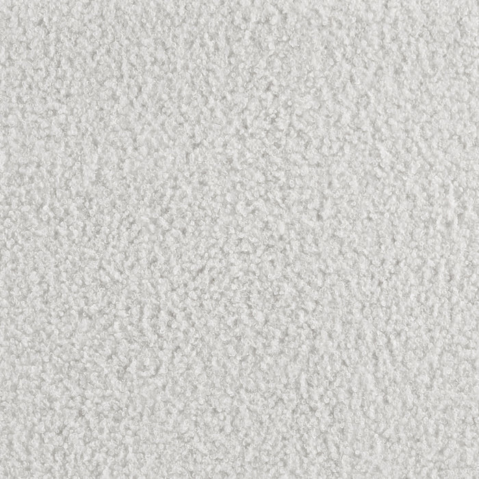 Alamosa Boucle Upholstered  Platform Bed White