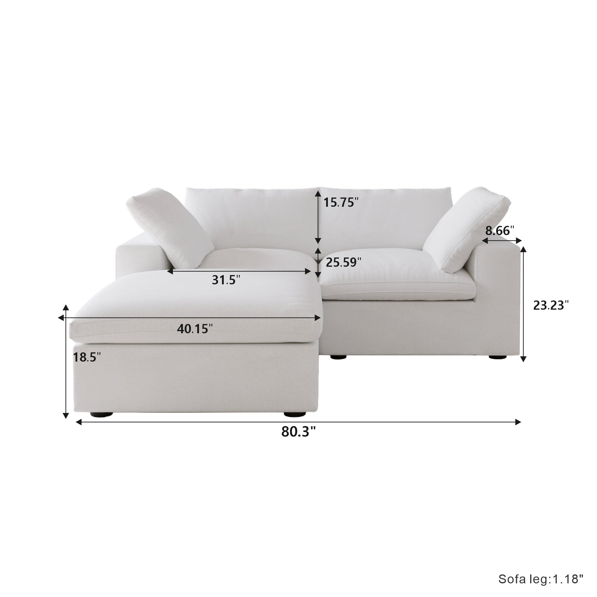 The Classic Cloud - Ivory