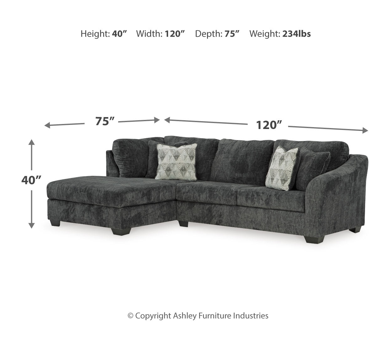 Biddeford Sectional with Chaise