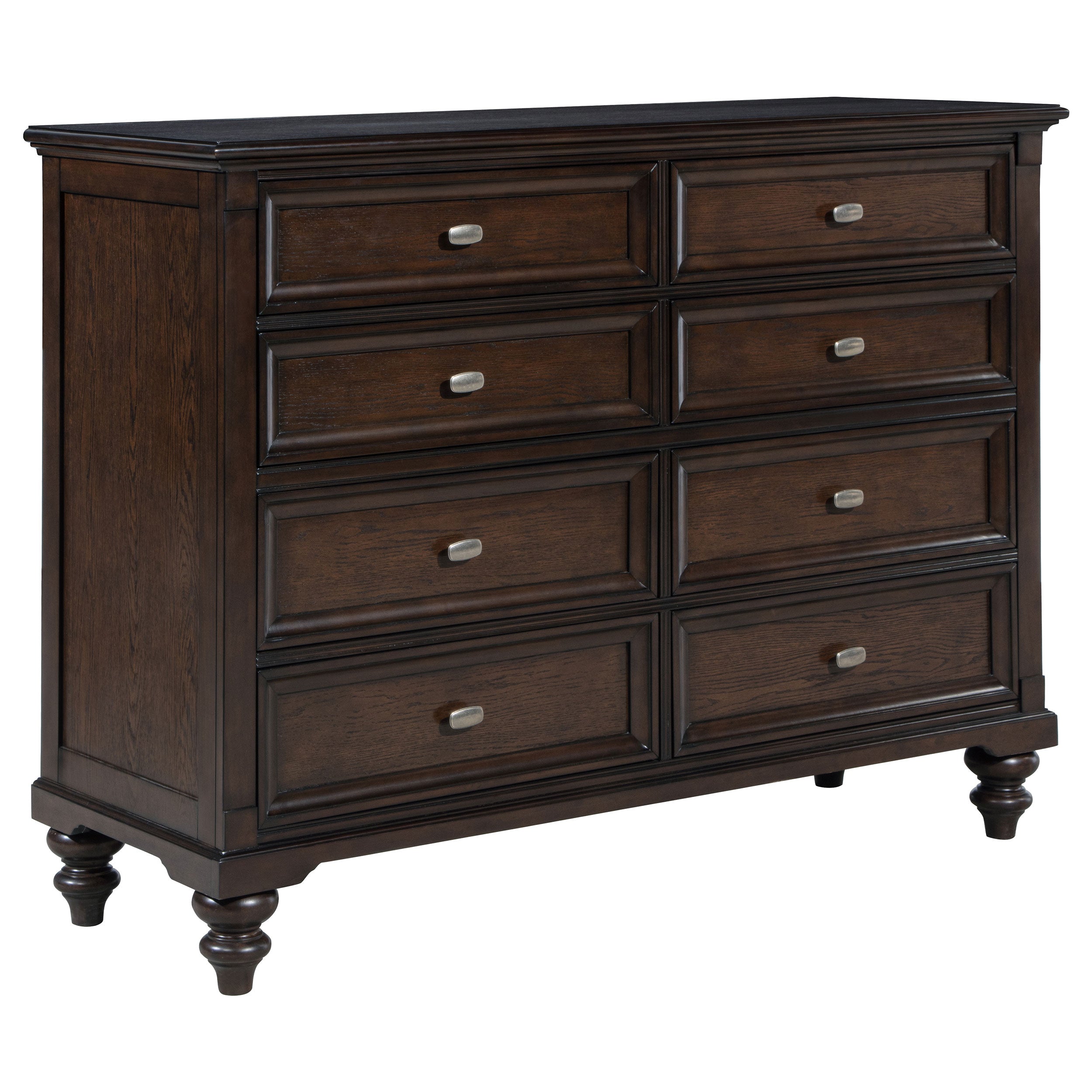Devon  California King Bedroom Set Beige and Oak