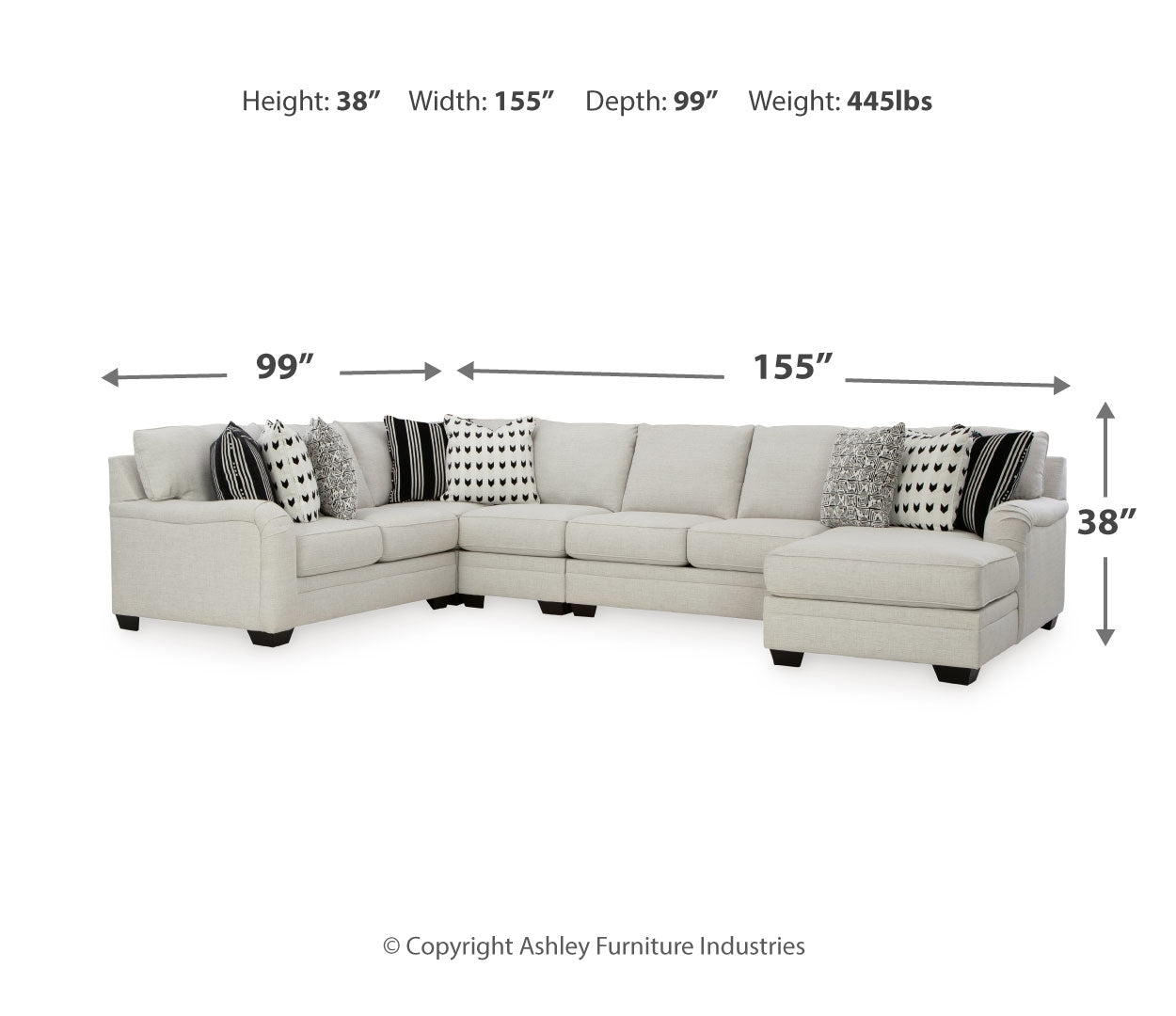 Huntsworth Sectional with Ottoman