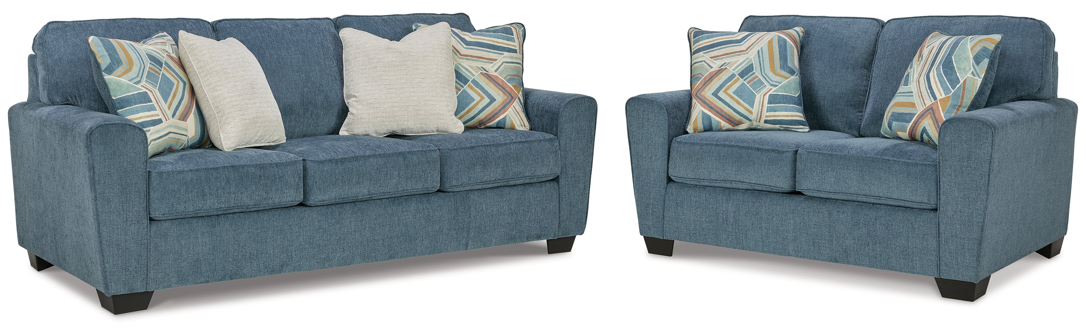 Cashton Sofa and Loveseat Chair and Ottoman
