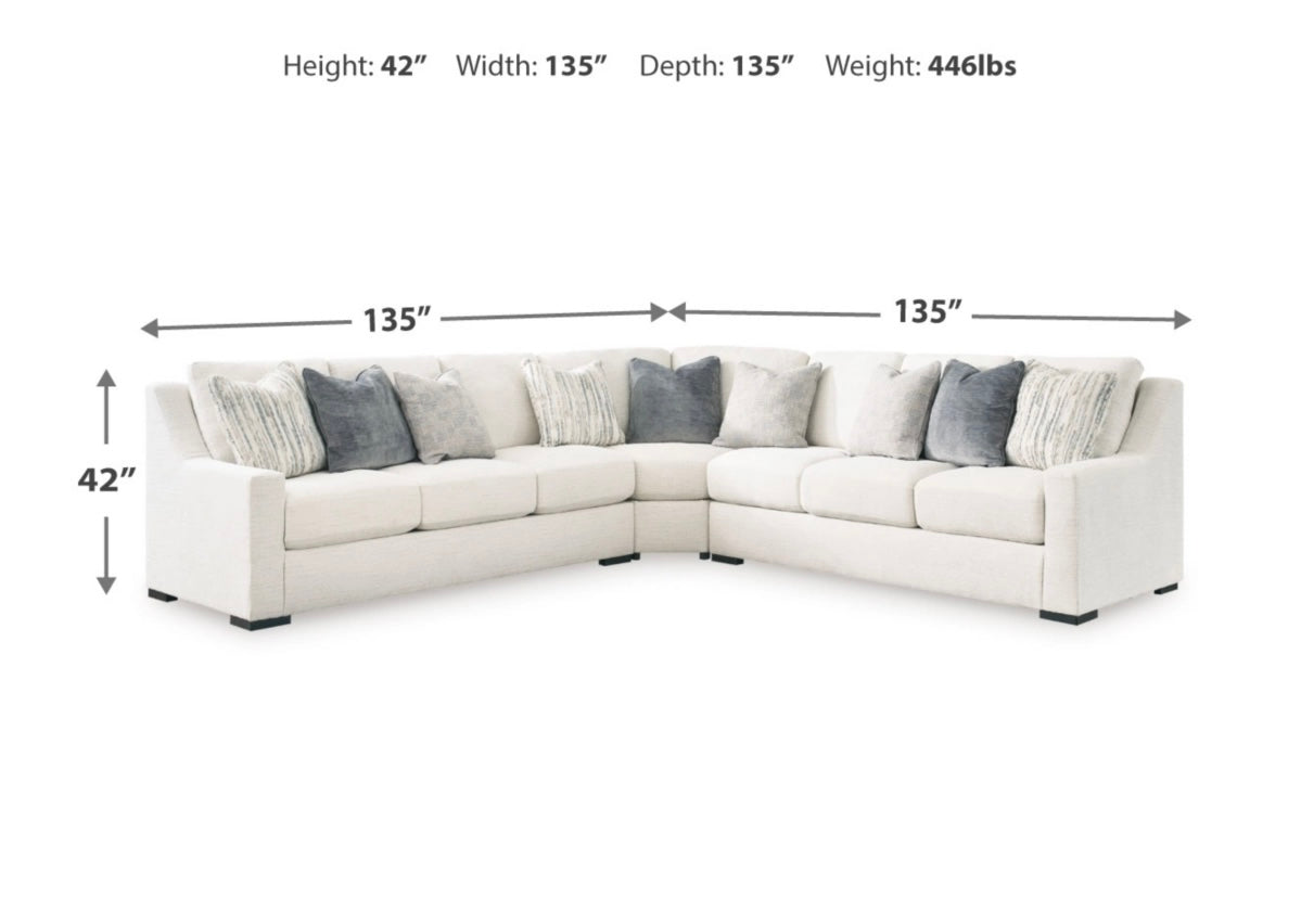 Accomplished 3 Piece Sectional