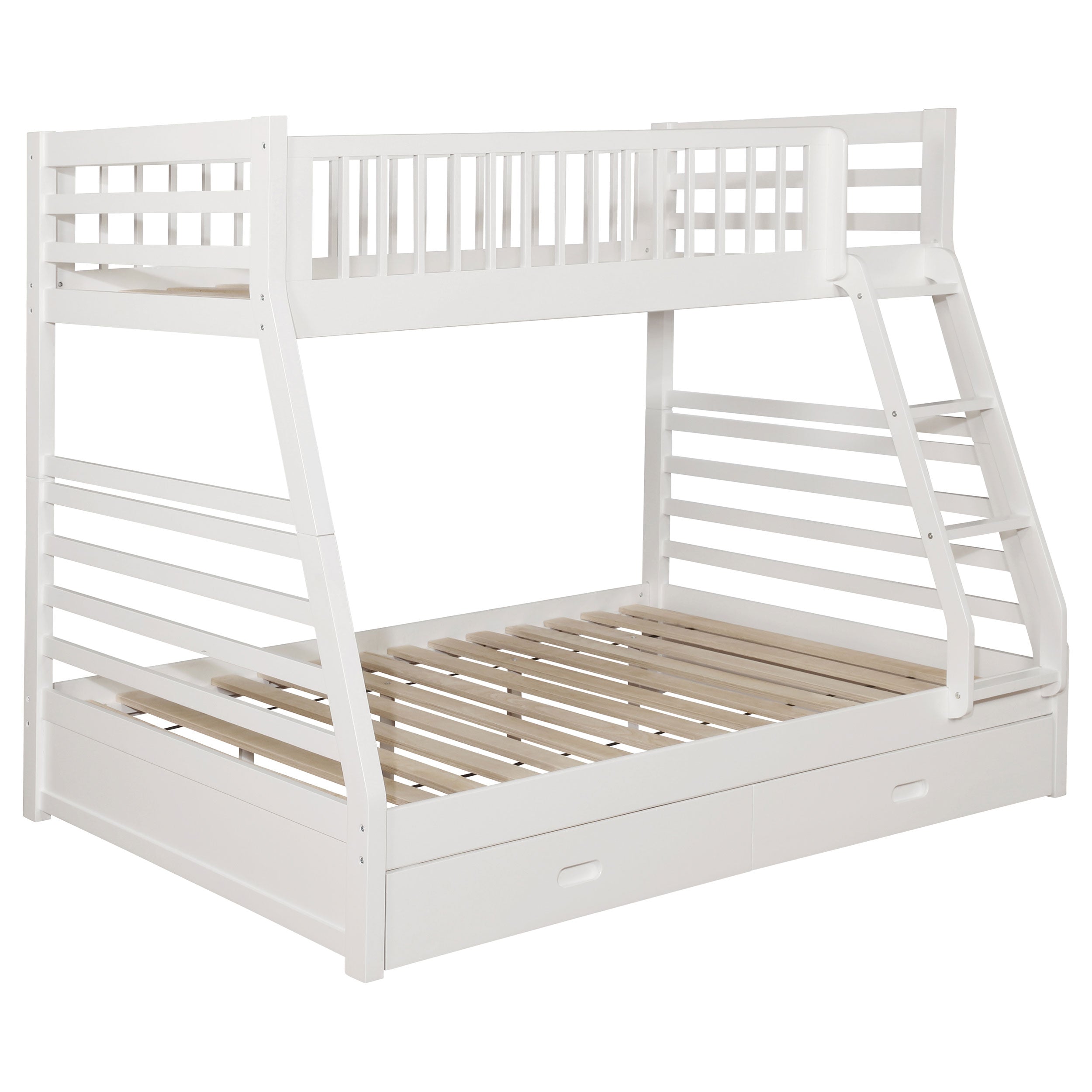 Ashton 2-drawer Wood  Over  Bunk Bed