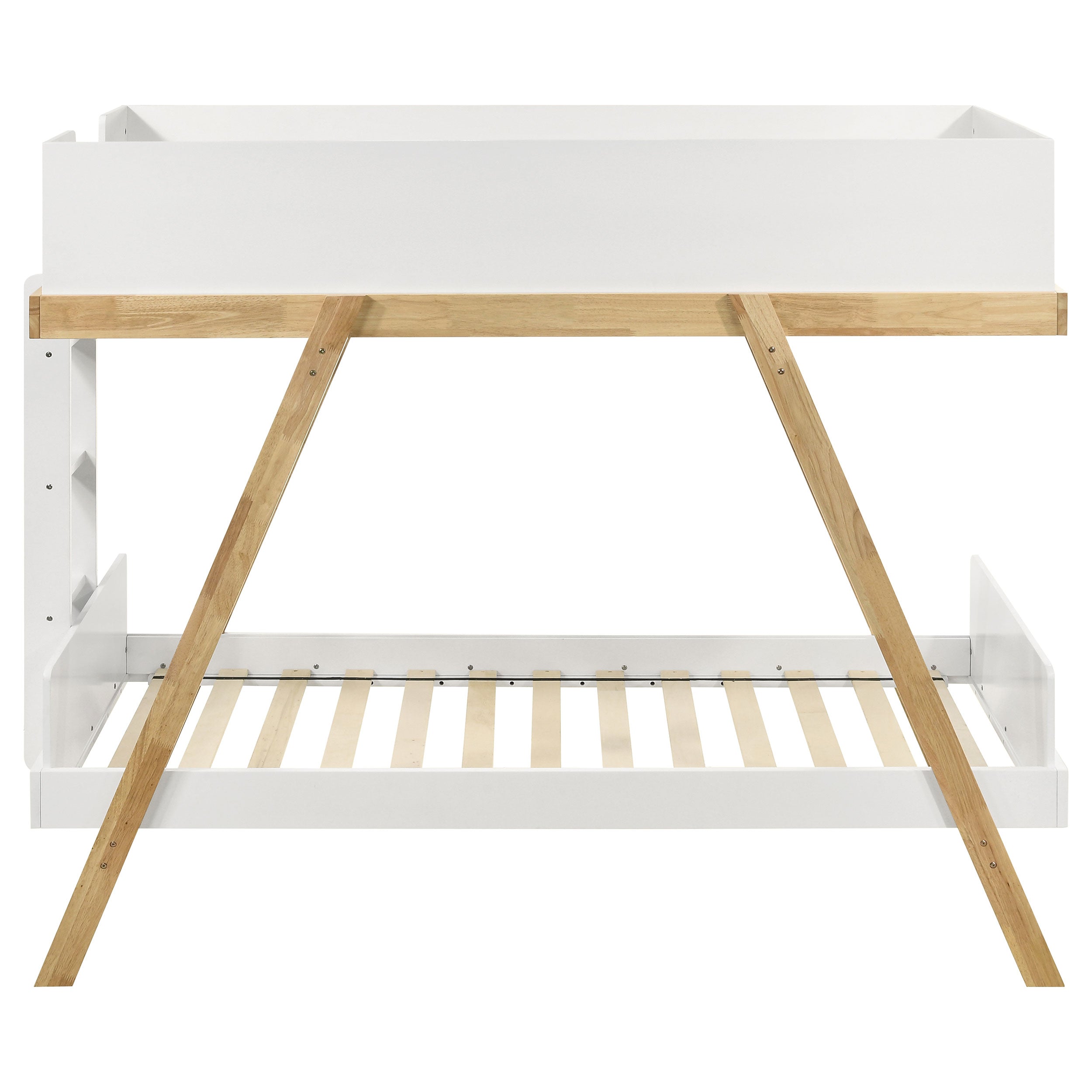 Frankie Wood  Over  Bunk Bed Blue and Natural