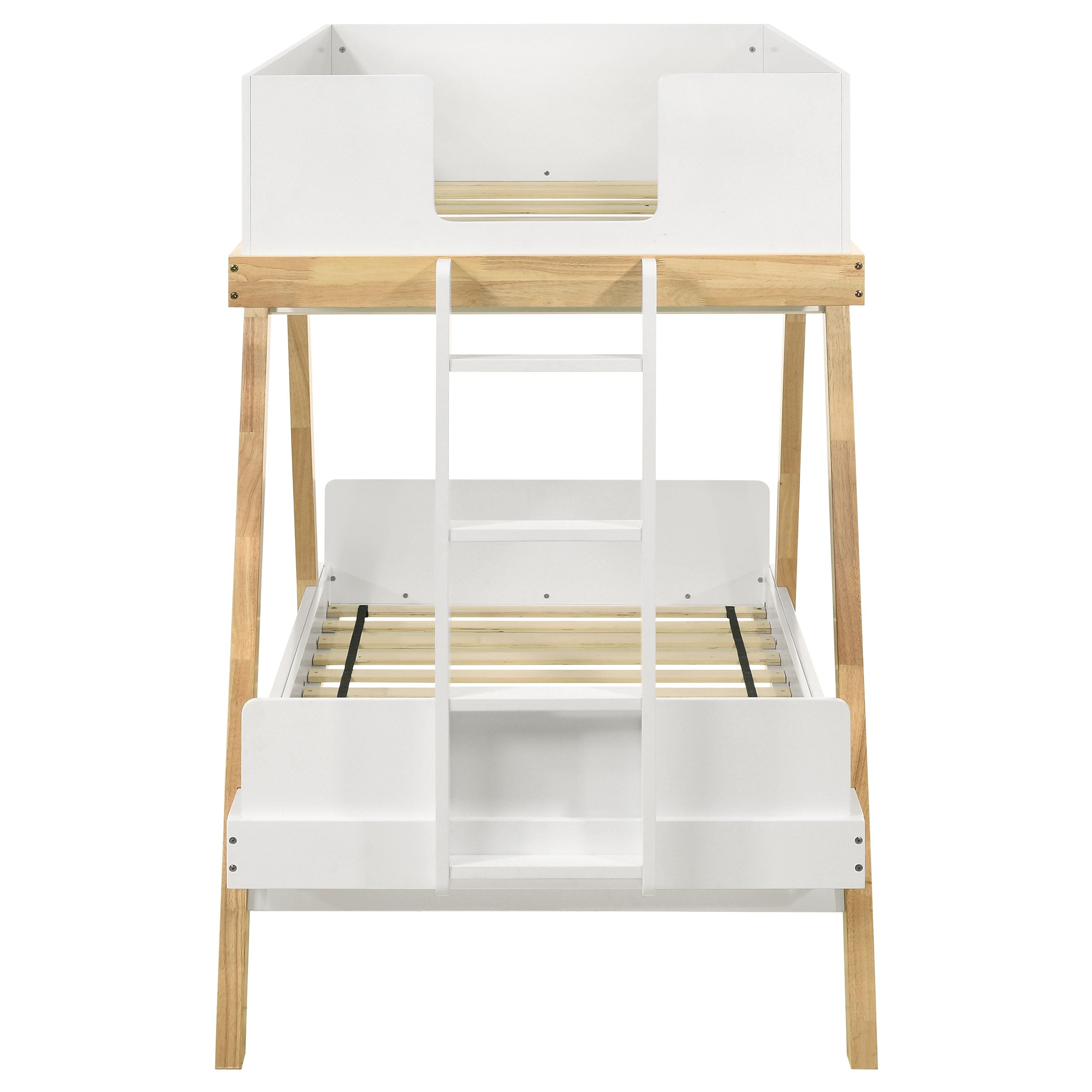 Frankie Wood  Over  Bunk Bed Blue and Natural