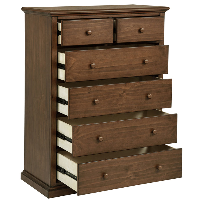 Sumerlin 6-drawer Bedroom Chest of Drawers Black