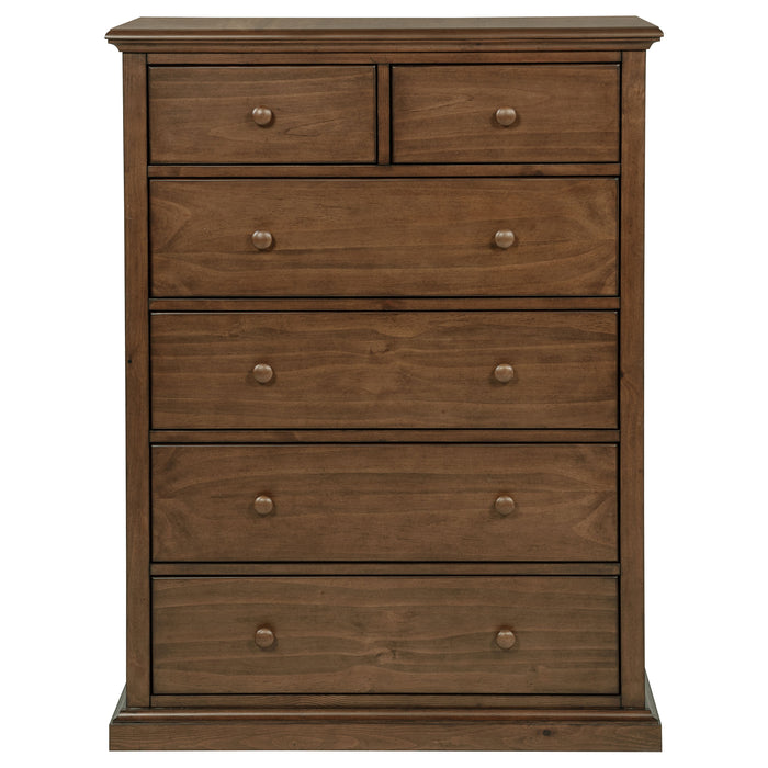 Sumerlin 6-drawer Bedroom Chest of Drawers Black